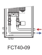 Ventiloconvectoare de pardoseala ingropate ISAN  DYNAMIC FCT40-09 230V